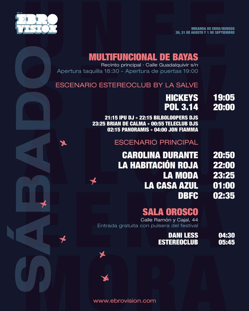 Ebrovisión 2017 (Miranda de Ebro. 31 agosto. 1 y 2 septiembre) - Página 2 Sabado1b
